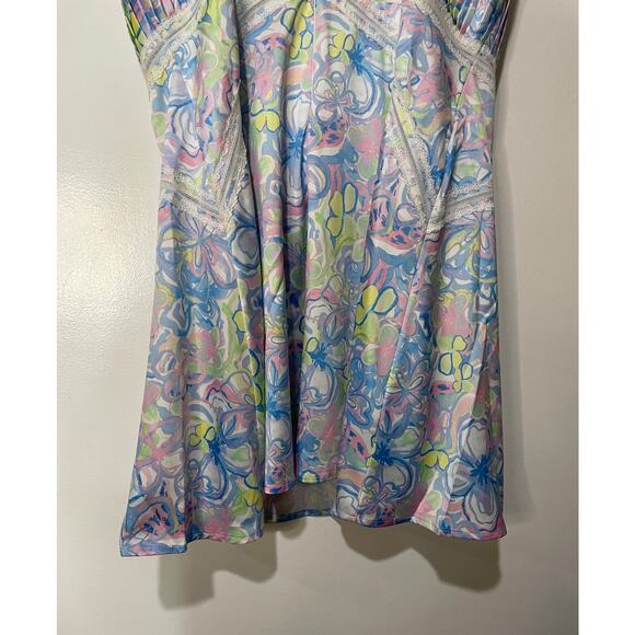 For Love & Lemons Midsummer Floral Slip Dress Size Large NWT Romantic Corset - Picture 14 of 15